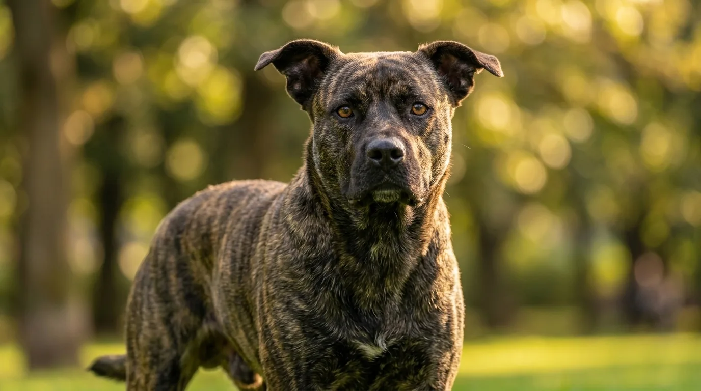 Cachorro vira-lata com marcas unicas e olhar expressivo
